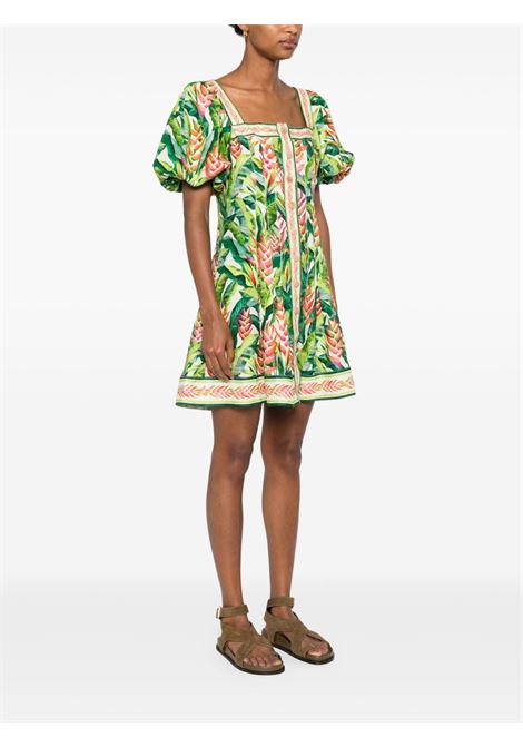 Multicolored floral-print mini dress Farm rio - women FARM RIO | 33597225051